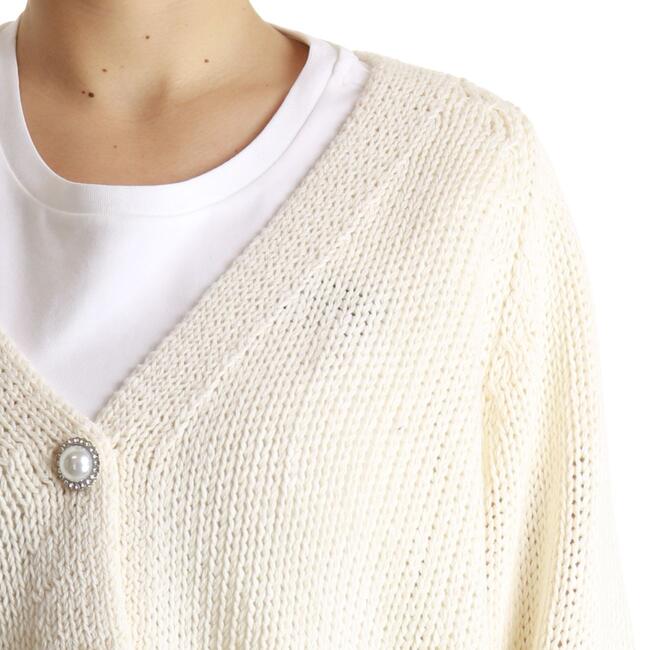 CARDIGAN BOTTONI GIOIELLO HAVEONE - Mad Fashion | img vers.650x/